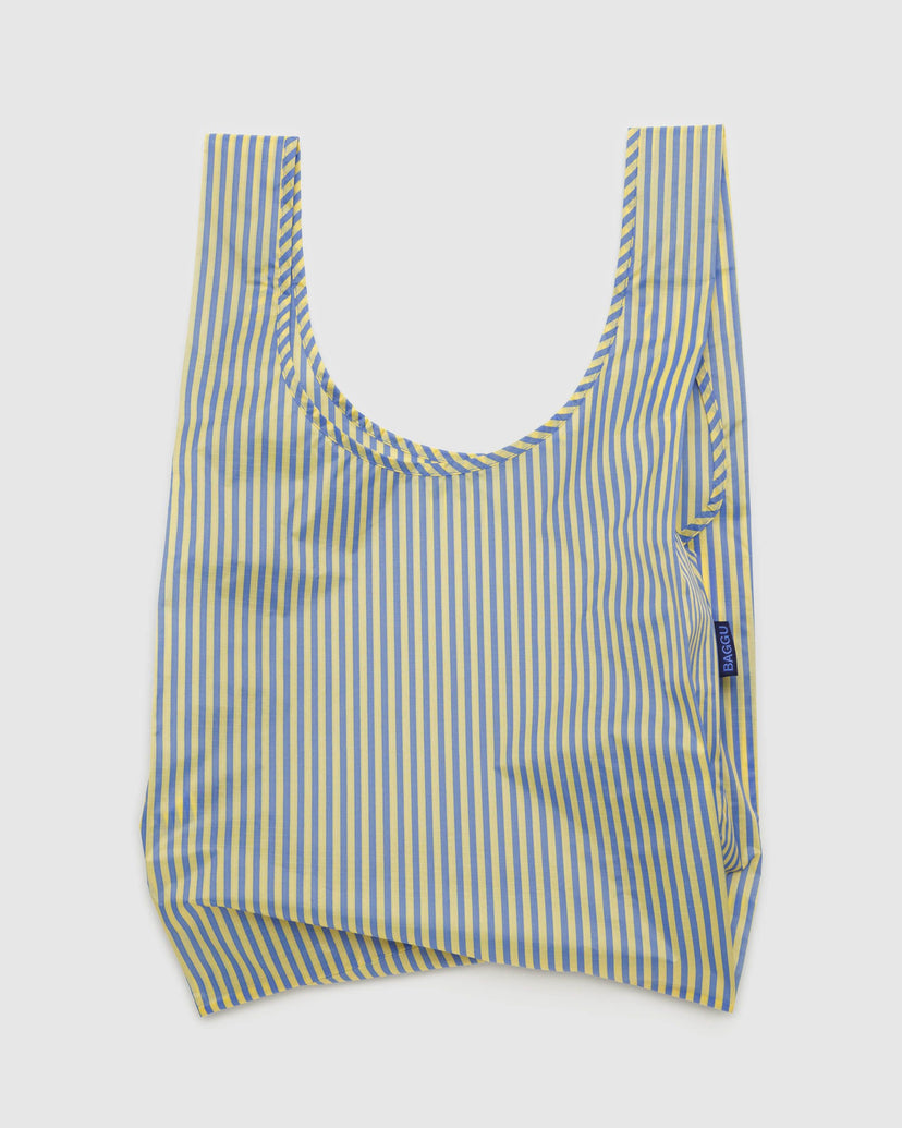 Baggu Reusable Bag  | Blue Thin Stripe