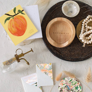 Seedlings Thank You Card | Peach