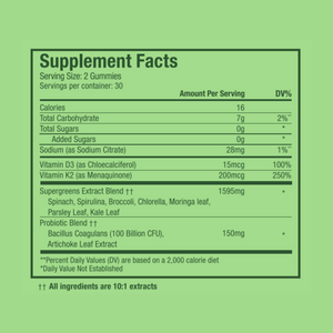 Plant People WonderGreens | Veggie Gummies