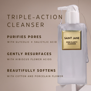 Saint Jane Pore Clarity Hyaluronic + Flower Acid Cleanser