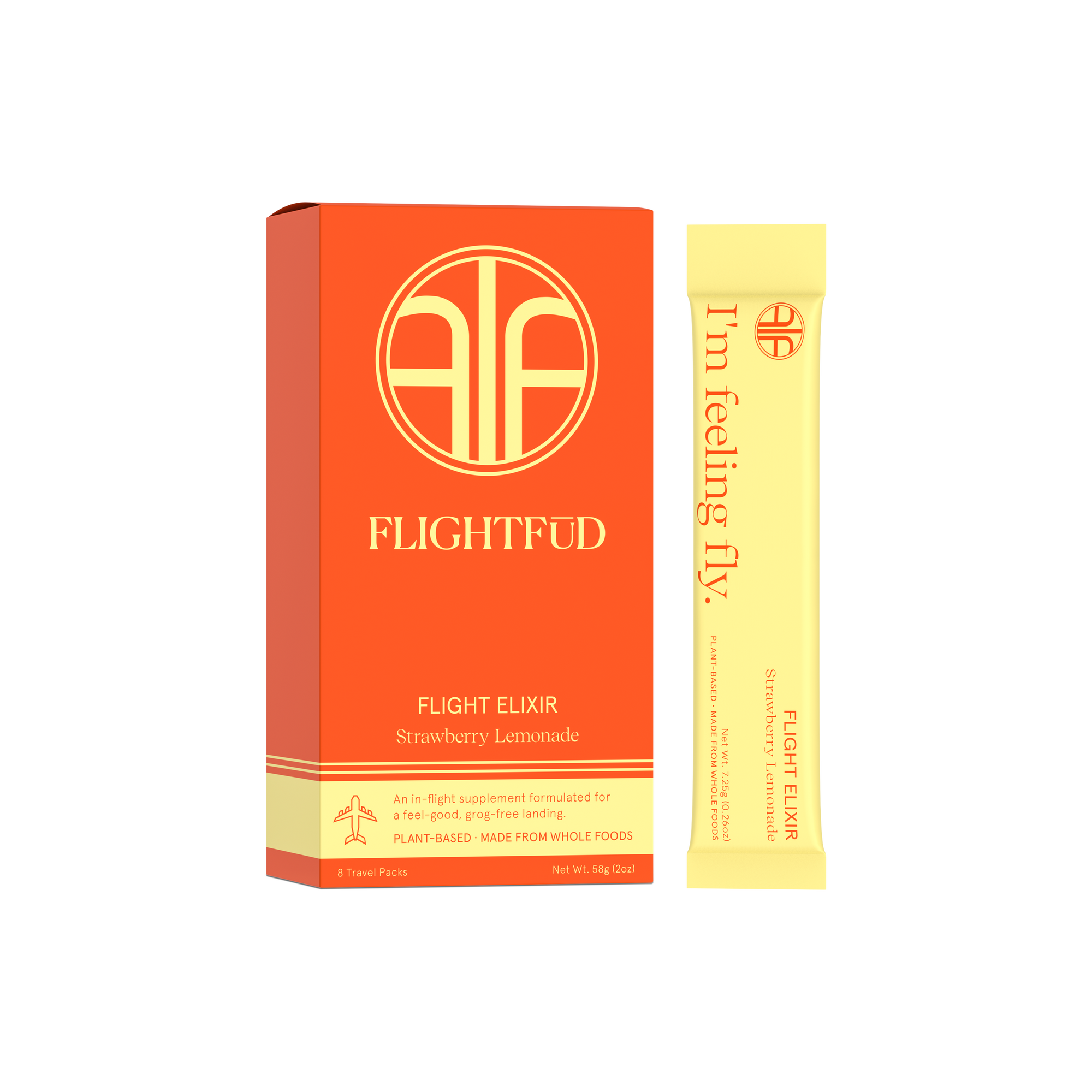 FLIGHTFUD Natural travel supplement | 4 pack
