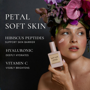 Saint Jane Hydrating Petal Cream - Hyaluronic Acid + Vitamin C Daily Moisturizer