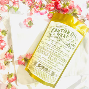 Roots And Leaves | Castor Oil Wrap 100% Organic USA Handmade