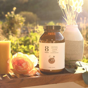 8 Days Botanicals LOVE Botanical Bath Soak | Rose + Sandalwood