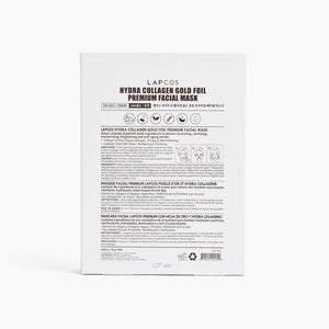 LAPCOS 24k Gold Foil Premium Face Mask 5-PACK