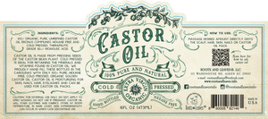Roots And Leaves | Organic Cold Pressed Castor Oil Hexane Free USA | 16 oz