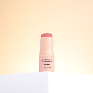 Avocado Zinc SPF 50 Natural Lip & Cheek Tint | Coral