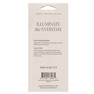 Sweet Water Decor Palo Santo Patchouli Hanging Air Freshener