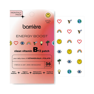 Barriere Energy Boost Clean Vitamin B12 patch 36 pack | Icons