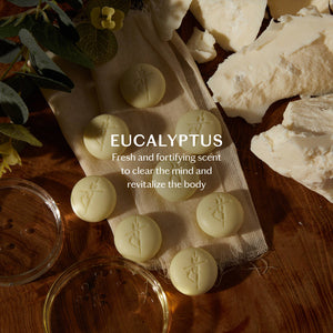 Kate McLeod Breathe Pebble | Deep Moisturizing Solid Bath & Shower Oil | Tray of 20