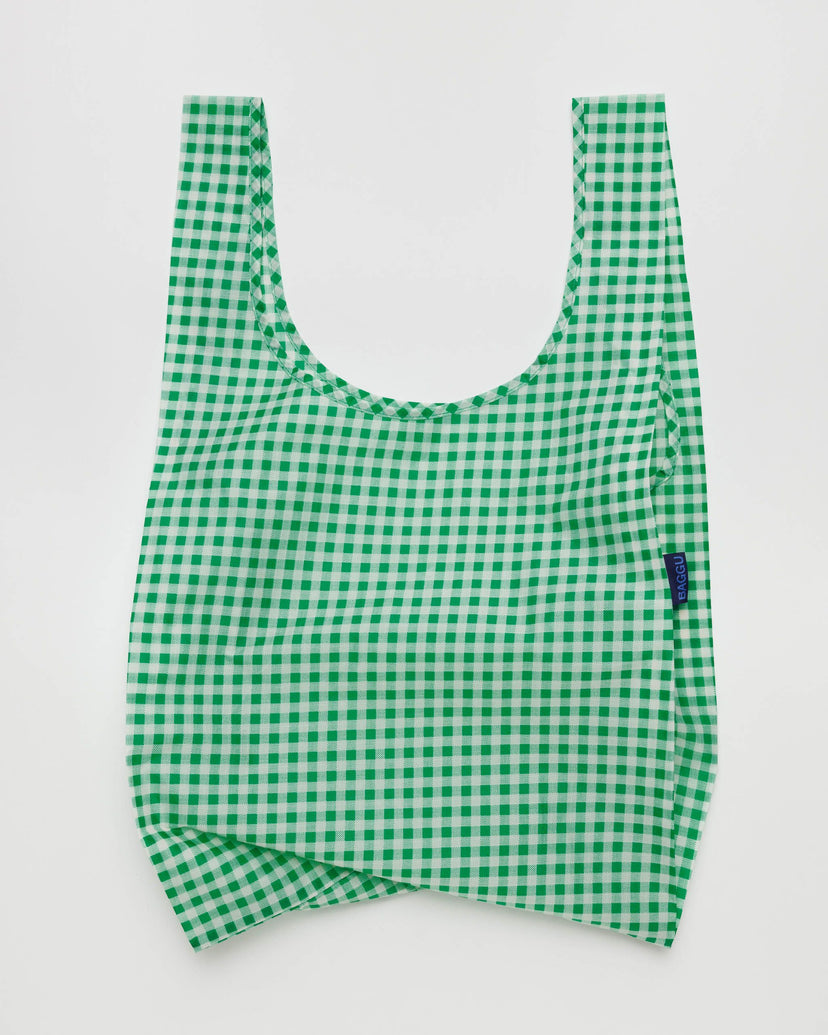 Baggu Reusable Bag | Green Gingham