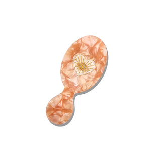 Solar Eclipse Hand-painted Celestial Heart Handbag Hero Brush | Eco-Friendly