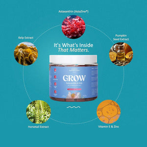 Akasha Superfoods GROW Hair & Beauty Gummies
