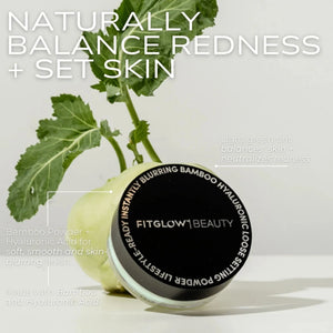 Fitglow Beauty Green Bamboo Hyaluronic Loose Setting Powder