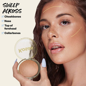 Kosas The Sun Show | Glowy Warmth Baked Bronzer