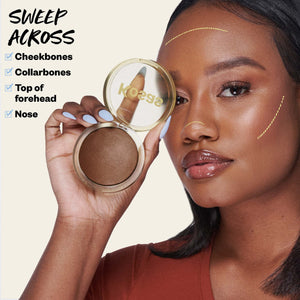 Kosas The Sun Show | Glowy Warmth Baked Bronzer