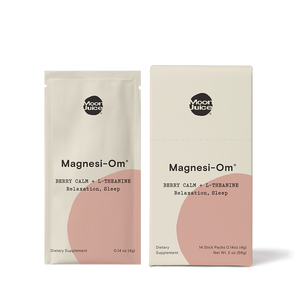 Moon Juice Magnesi-Om | Berry Calm + L-Theanine for Relaxation, Sleep | Single Stick