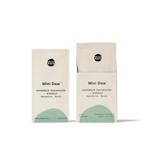 Moon Juice Mini Dew | Watermelon Electrolytes + Minerals | Hydration, Brain & Mineralization | Box of 18 Sticks