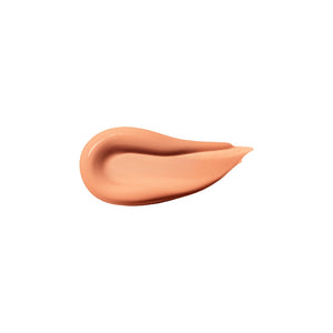 Beige makeup swatch on a white background