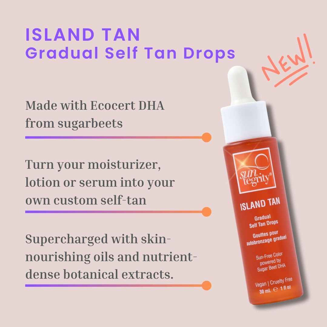 Suntegrity Island Tan - Gradual Self Tanning Drops