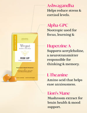 Winged Wellness Rise Up Gummies