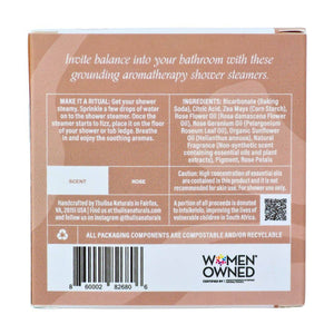 Thulisa Naturals | Bath + Body Shower Steamers | Rose