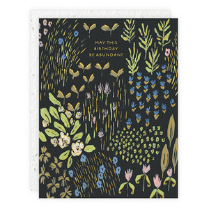 Seedlings Abundance Garden | Birthday Card