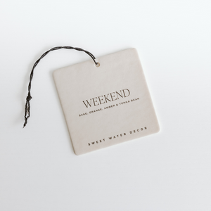 Sweet Water Decor Weekend Hanging Air Freshener