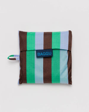 Baggu Reusable Bag  | Mint 90s Stripe