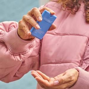 Noshinku Vetiver Patchouli Hydrating Pocket Hand Sanitizer