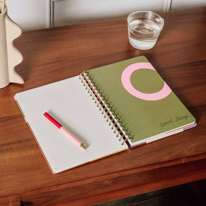 Papier Lined Notebook | Hardcover Spiral | Notes