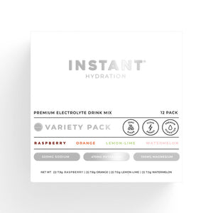 Instant Hydration - Premium Electrolyte Mix: Variety Pack- 12ct