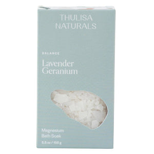Thulisa Naturals | Bath + Body - Magnesium Bath Salt Soak | Lavender Geranium