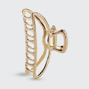 KITSCH Open Shape Claw Clip | Gold