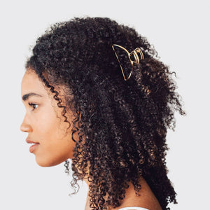 KITSCH Open Shape Claw Clip | Gold
