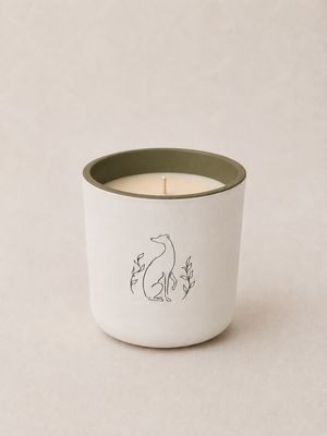 Bougie Poochie Candles Morning Walk Candle - Lime Leaves, Sage, Cedarwood