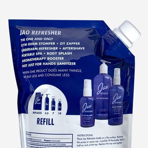 Jao Refresher Hand Sanitizer | 28.4 oz Refill Pouch