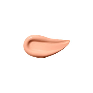 Beige makeup swatch on a white background