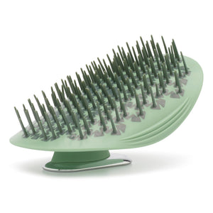 Manta Soft Bristle Hair Brush | Serene Green