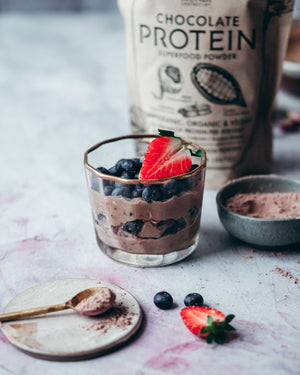 Anima Mundi Chocolate Protein Superfood Powder | organic + adaptogenic