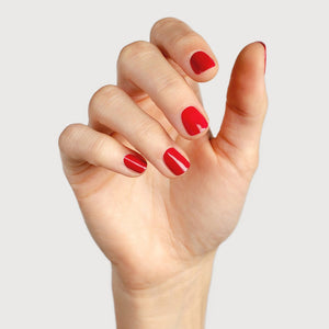 Sienna Nail Polish | HEART ~ Midtone Apple Red