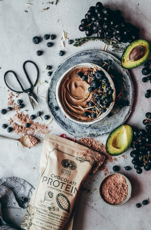 Anima Mundi Chocolate Protein Superfood Powder | organic + adaptogenic