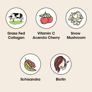 Winged Wellness Glow Up Collagen | Skin + Stress Drink Mix