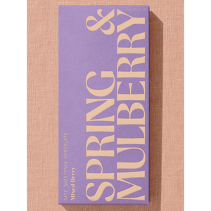 Spring & Mulberry Date Sweetened Chocolate Bar ~ Mixed Berry
