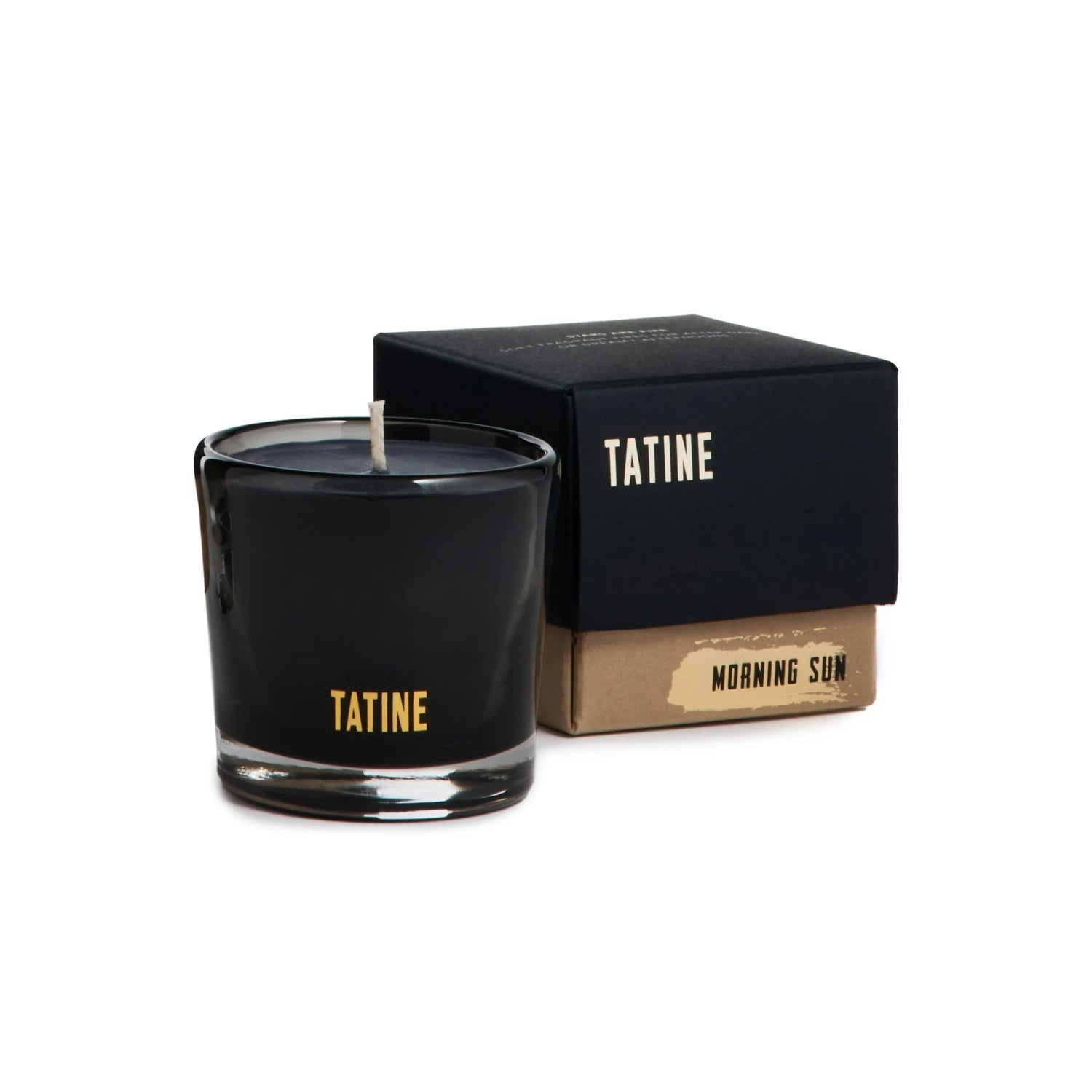 Tatine Candle | Morning Sun | Black Wax 3 oz