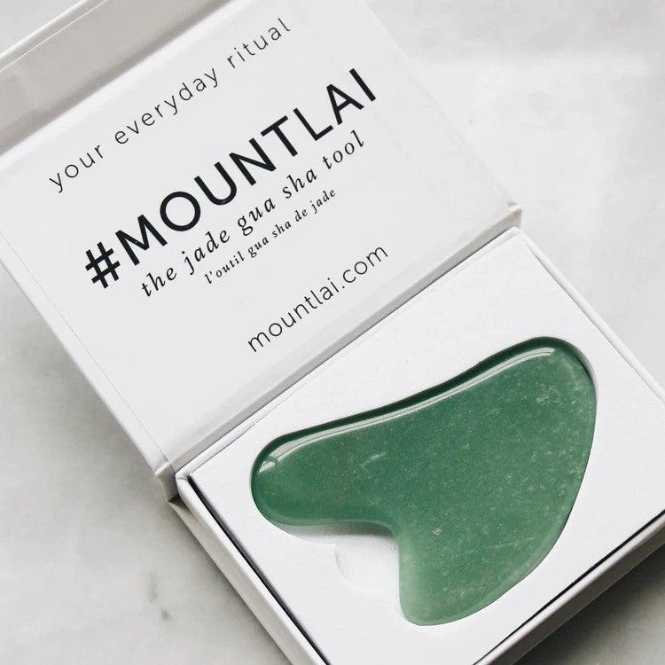 Mount Lai ~ The Jade Gua Sha Facial Lifting Tool