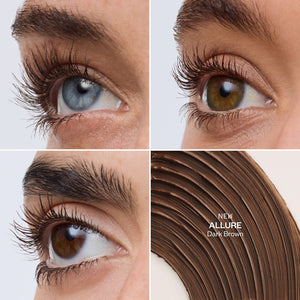 Kosas Soulgazer Mascara Lengthening + Lifting Peptide Mascara in Allure | Dark Brown
