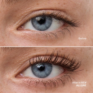 Kosas Soulgazer Mascara Lengthening + Lifting Peptide Mascara in Allure | Dark Brown