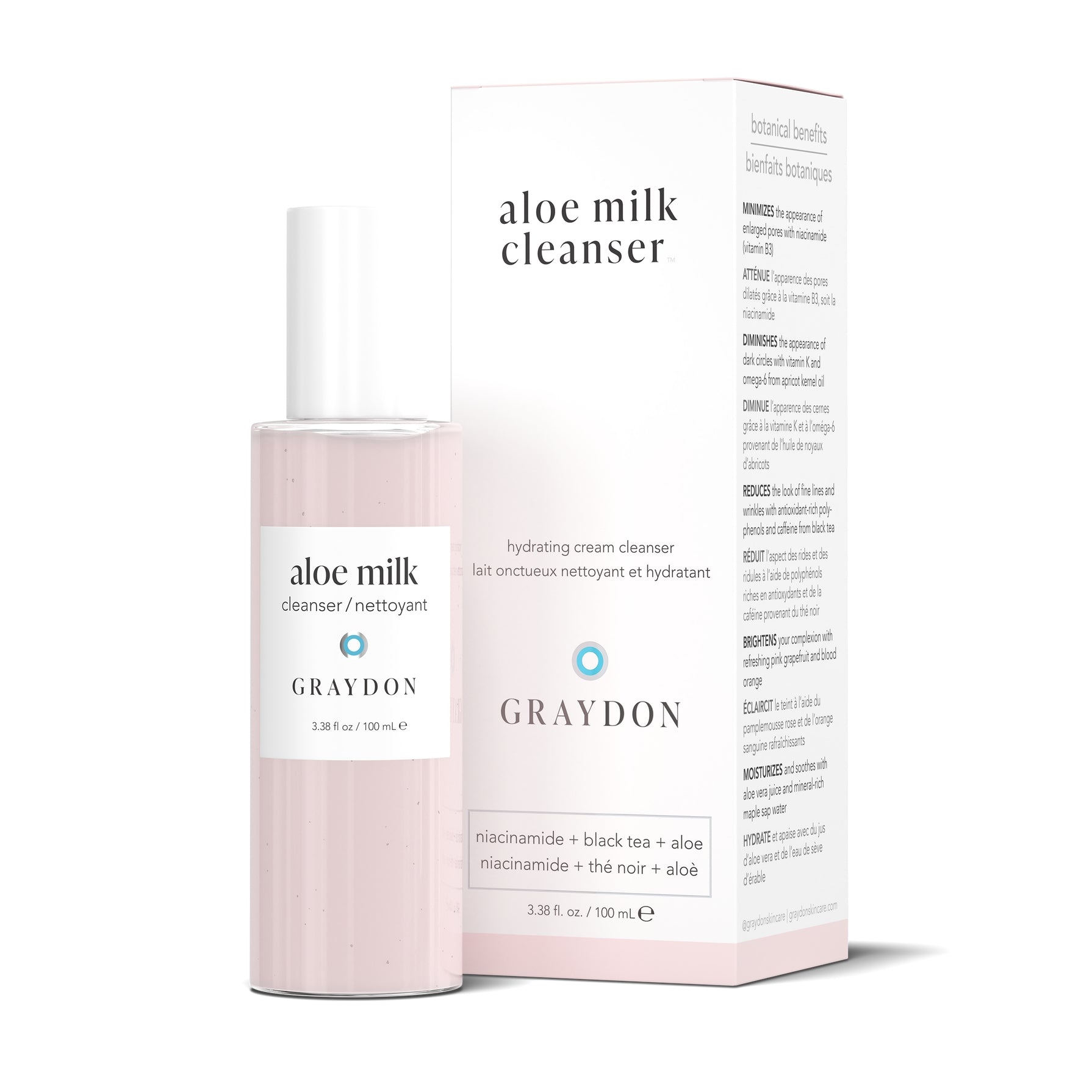 Graydon Aloe Milk Cleanser | Hydrating Cream Cleanser