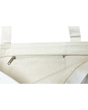 WILDCRAFT Zippered Canvas Tote Bag